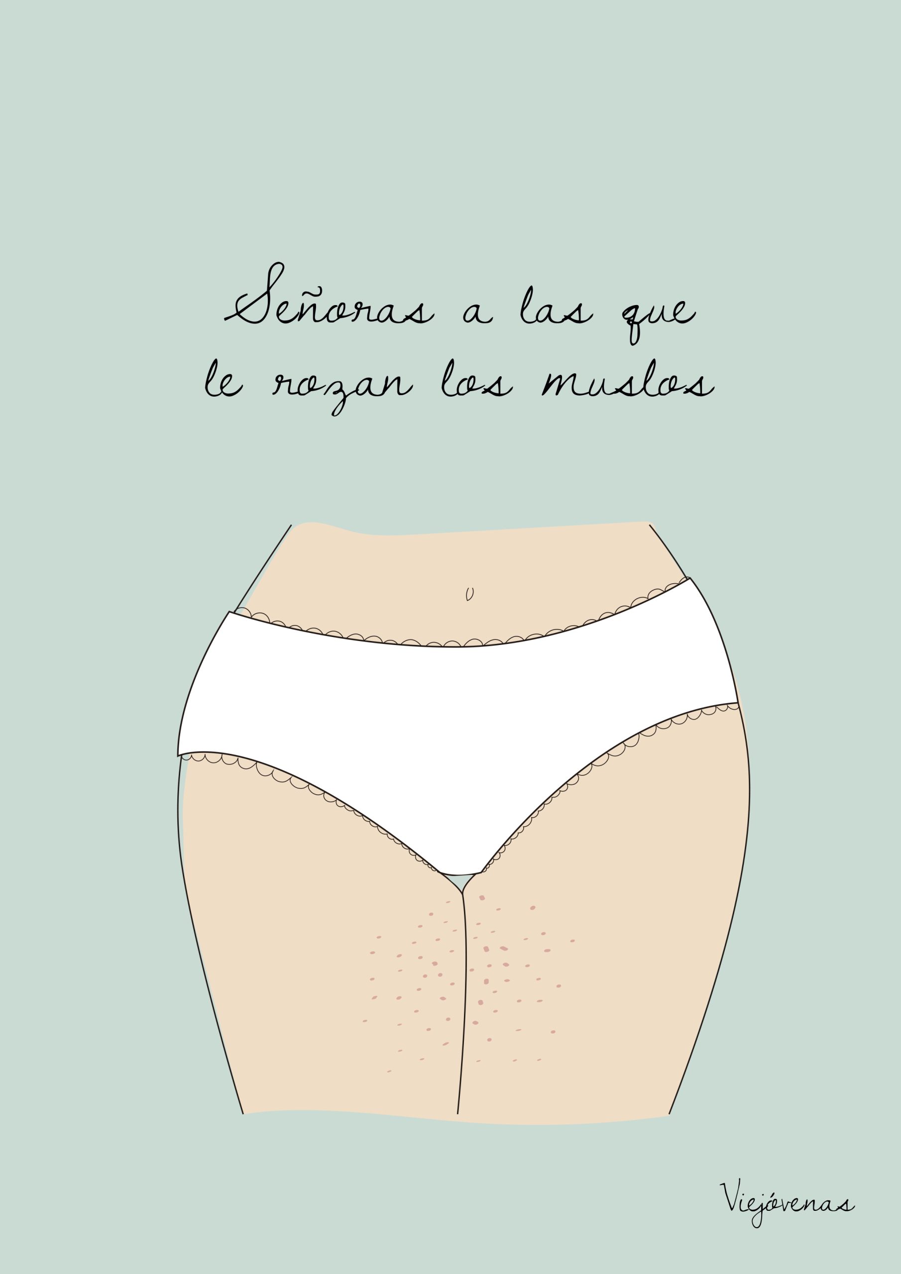 ILUSTRACIÓN " Señoras a las que le rozan los muslos" - Imagen 2