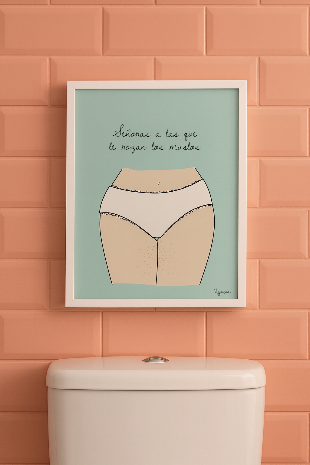 ILUSTRACIÓN " Señoras a las que le rozan los muslos"